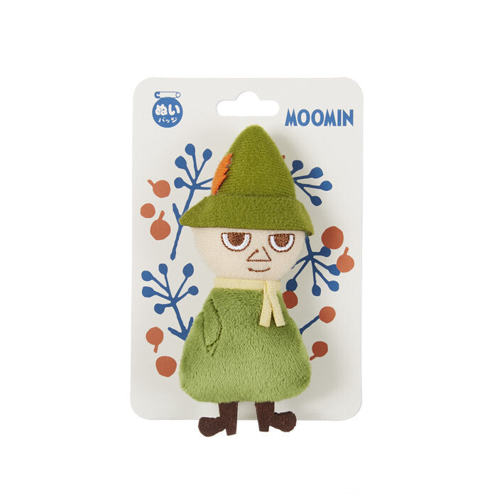 Snufkin Moomin Embroidered Floral Pin Badge Button Anime Snufkin Moomin Embroidered Floral Pin Badge Button Anime