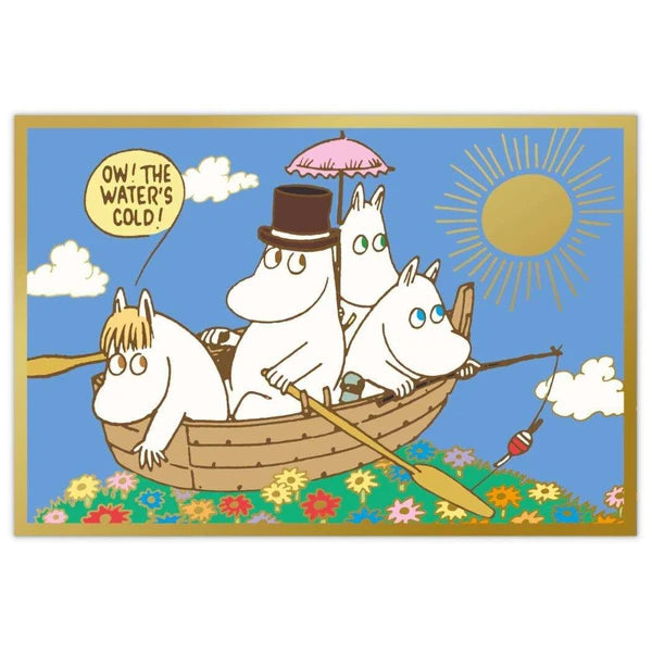 Moomin Family Foil Postcard – zillymonkey