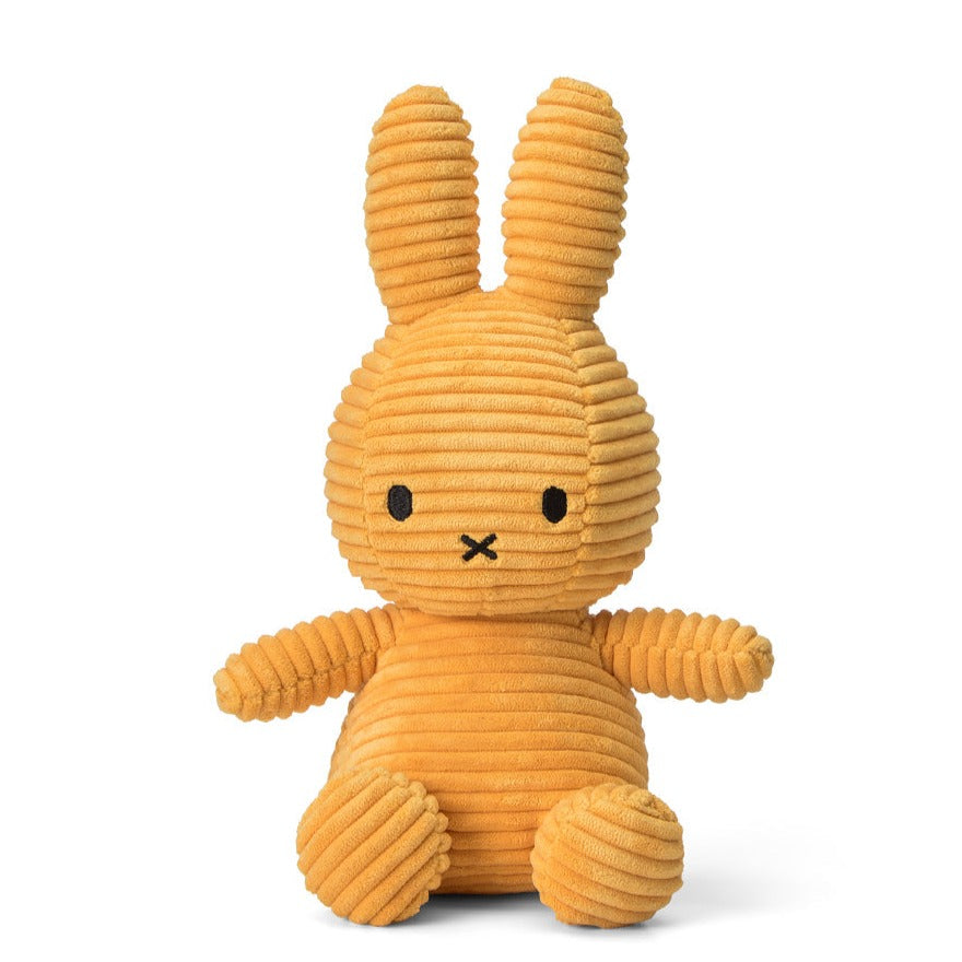Miffy Sitting Corduroy Plush Yellow by Bon Ton Toys