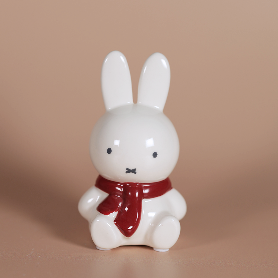 Miffy Burgundy Scarf Figurine – zillymonkey