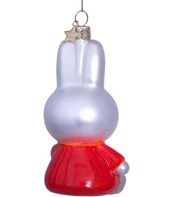 Miffy Sitting with Moon Glass Ornament