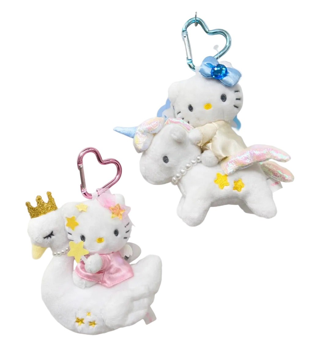 Hello Kitty Premium Pegasus / Swan Keychain Charm – zillymonkey