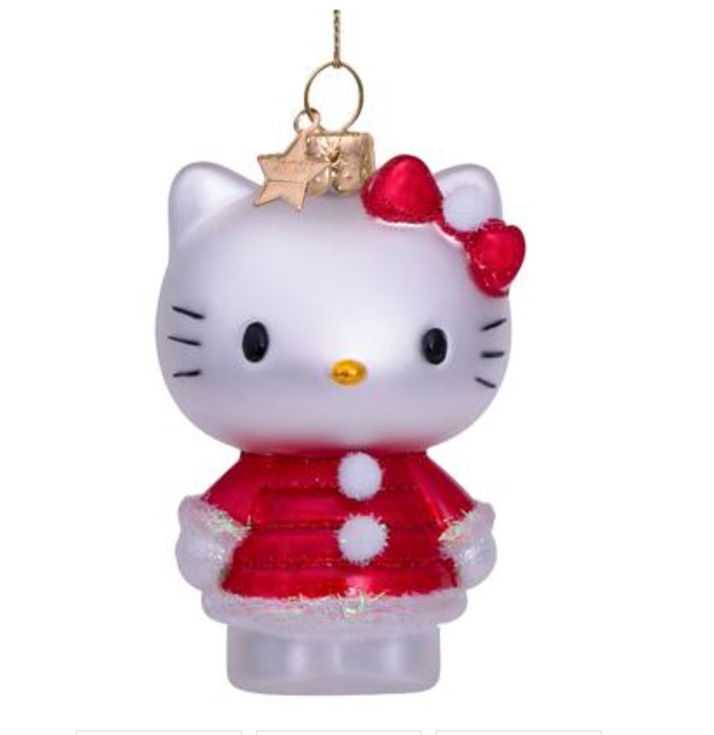 Hello Kitty with Christmas Dress zillymonkey