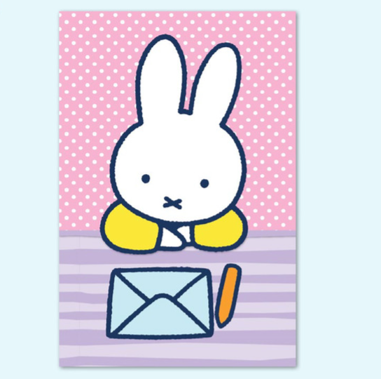 Miffy At Her Desk Notepad – zillymonkey Miffy At Her Desk Notepad – zillymonkey