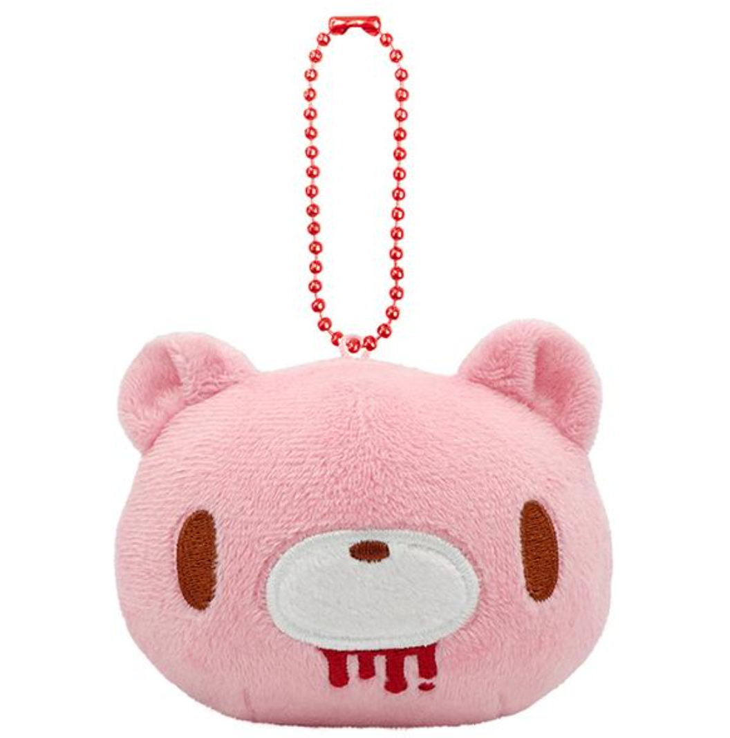 Gloomy Bear Head Charm Keychain – zillymonkey