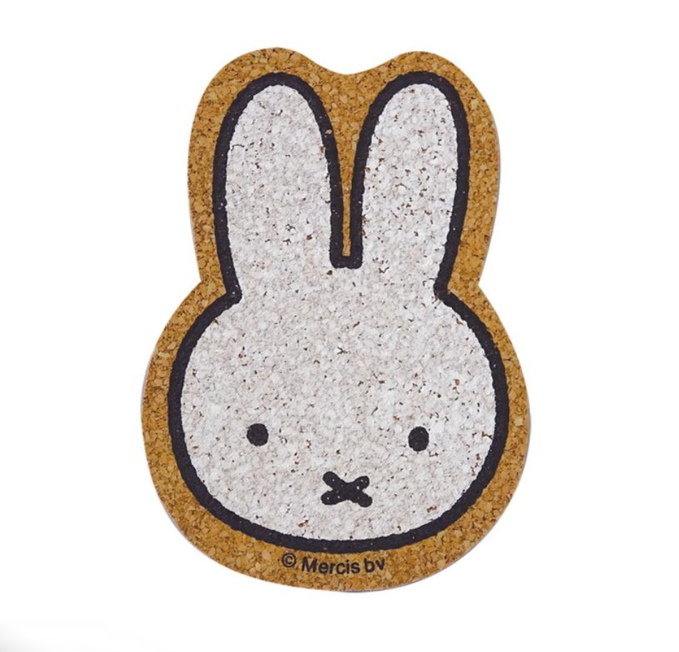 Miffy Cork Coaster - Face – zillymonkey