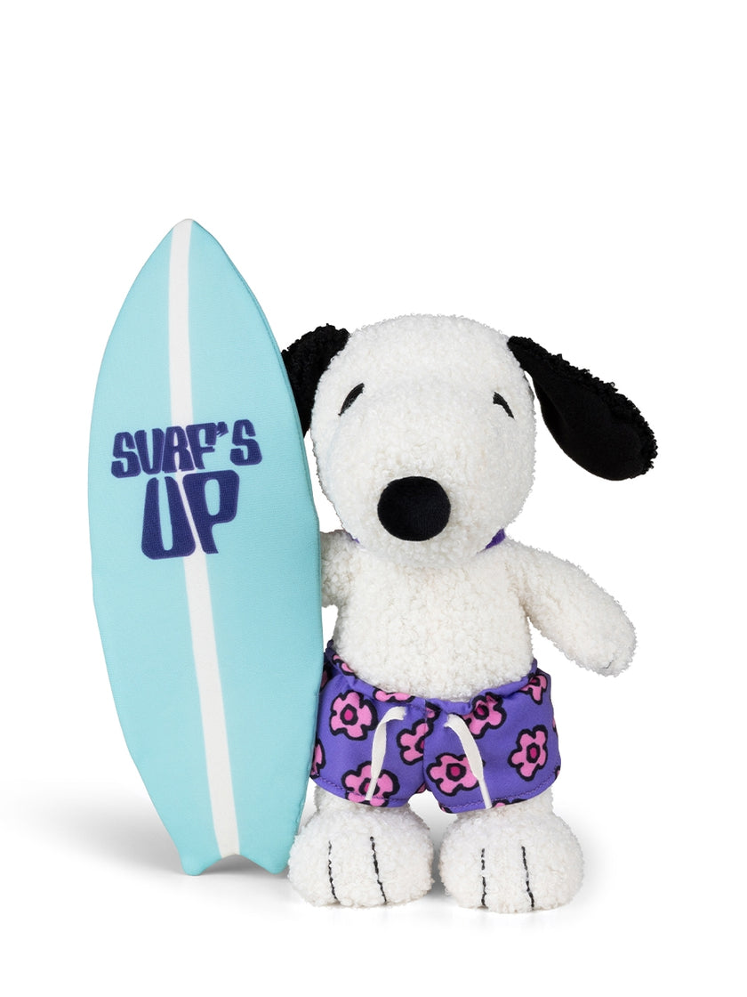 SURF'S UP PEANUTS スヌーピー ぬいぐるみ Peanut Snoopy Sitting Scarf Plush by Bon Ton Toys | zillymon