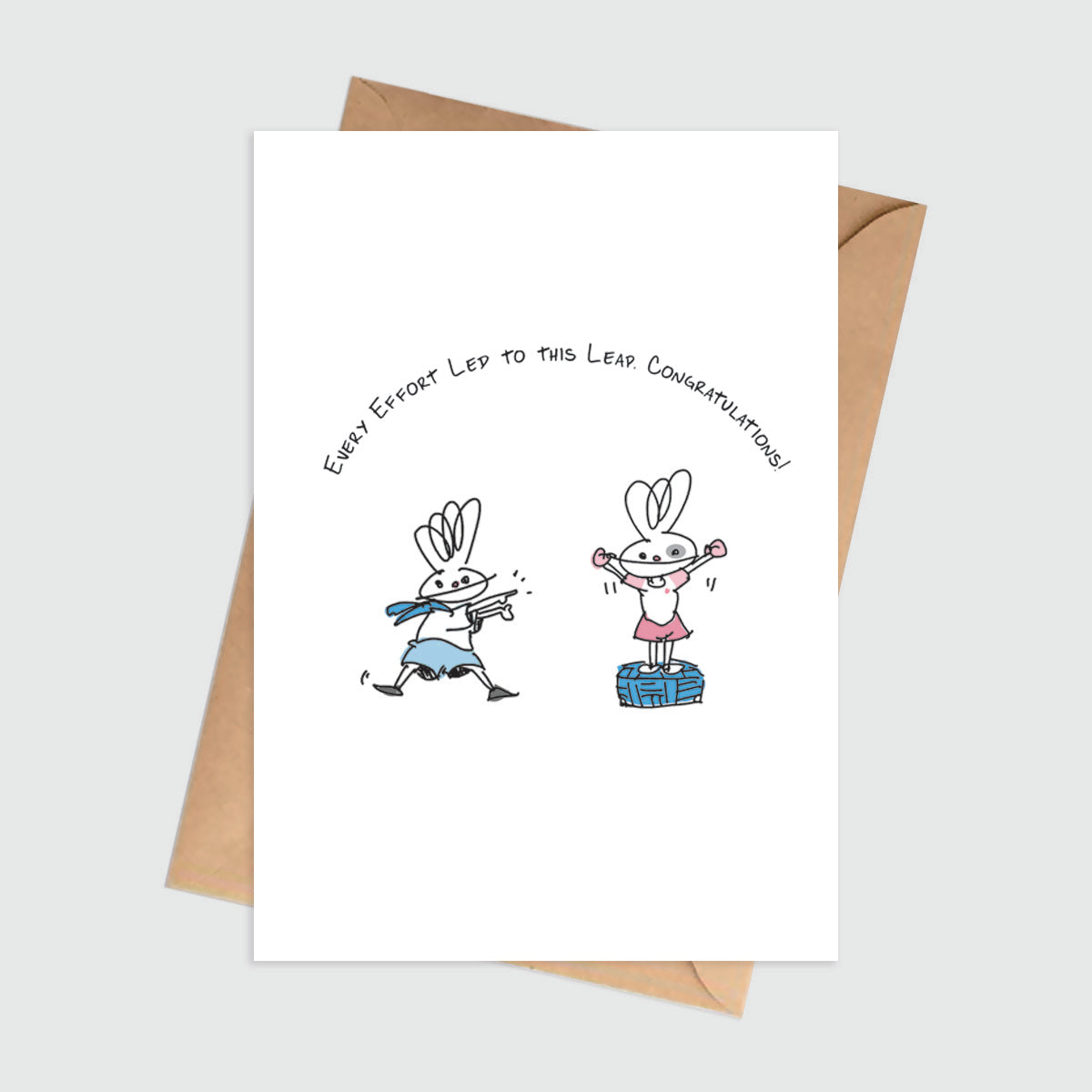 3ERS & 4ERS Bunny Congrats Card | ZillyTales Celebration – zillymonkey