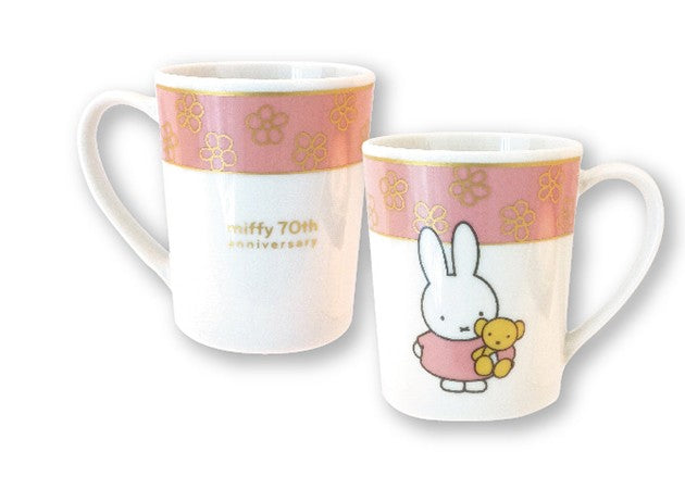 mugiページ ୨୧ Miffy 70th Anniversary Pink Mug – zillymonkey