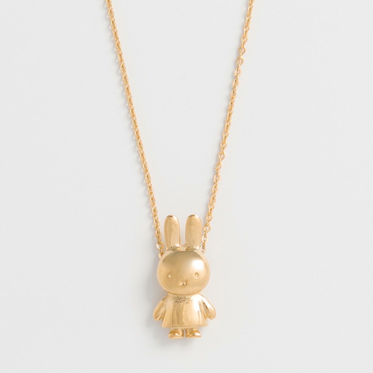Miffy Body Charm Necklace 18ct Gold Vermeil