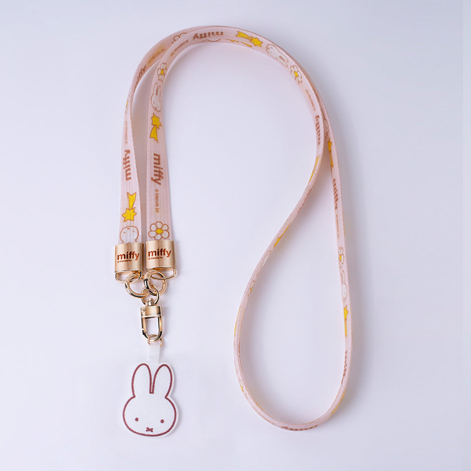 Miffy Phone Strap Lanyard with Case & Pin by MiPow