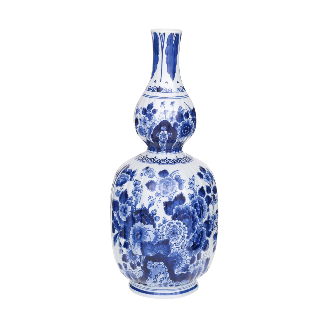 Floral Vase (33) Hand-Painted by Royal Delft