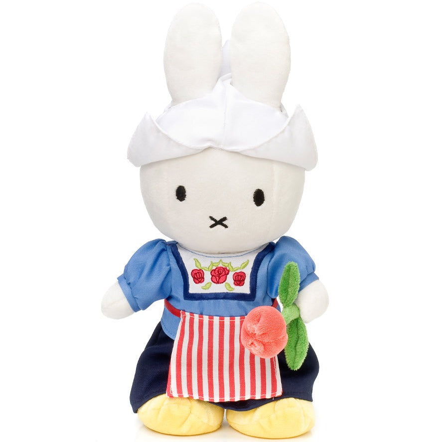 Miffy Farmer's Wife With Tulip Plush by Bon Ton Toys | zillymonkey
