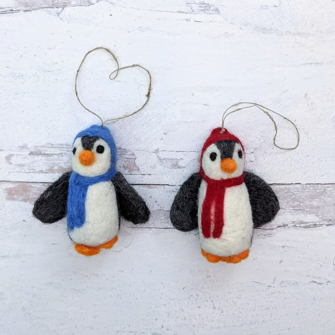 Penguin Pals Wooly Ornament by Friendsheep