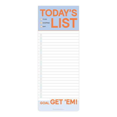Today’s List Make-a-List Pad by Knock Knock