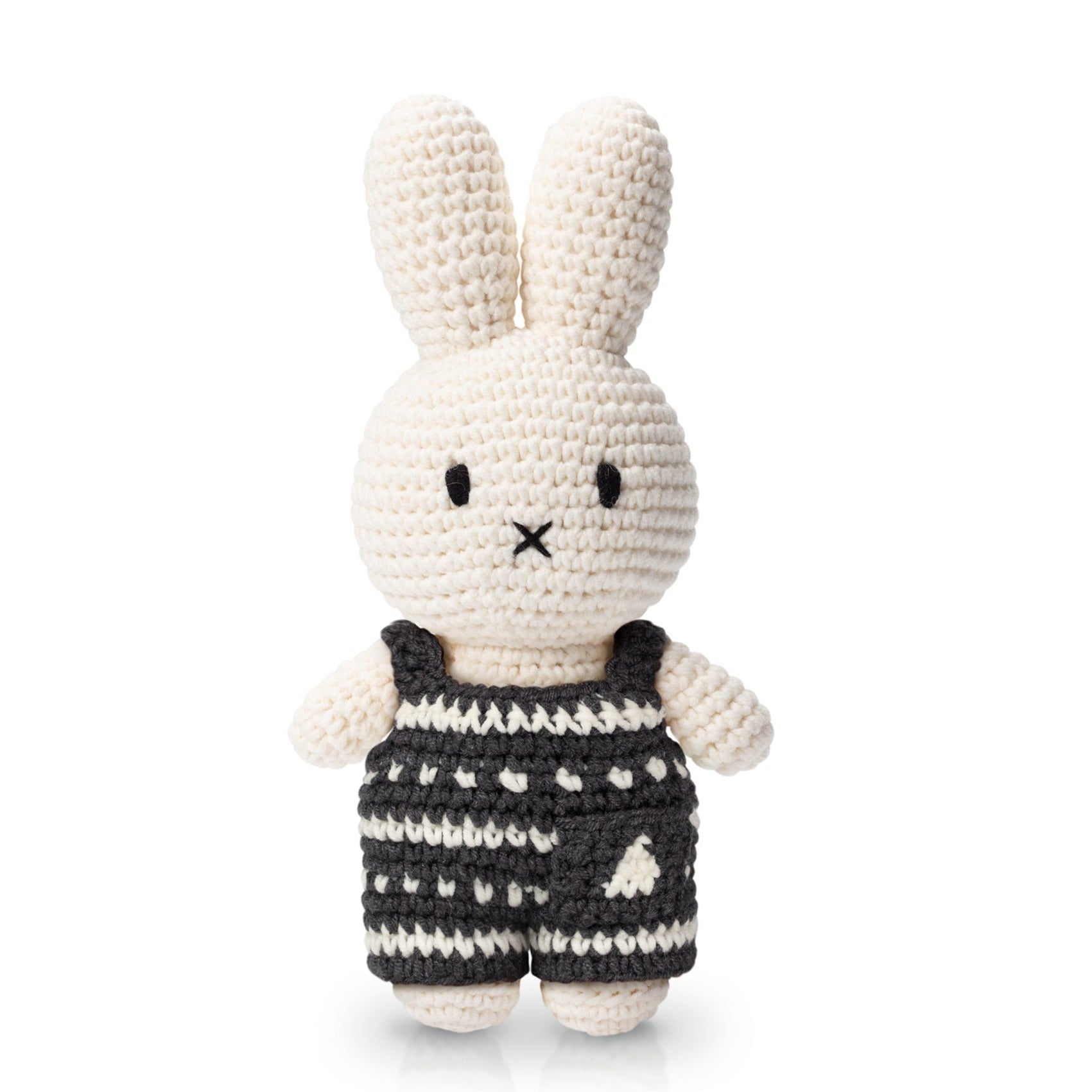 Crocheted Miffy in Nordic Overall Jumpsuit Just Dutch | zillymonkey
