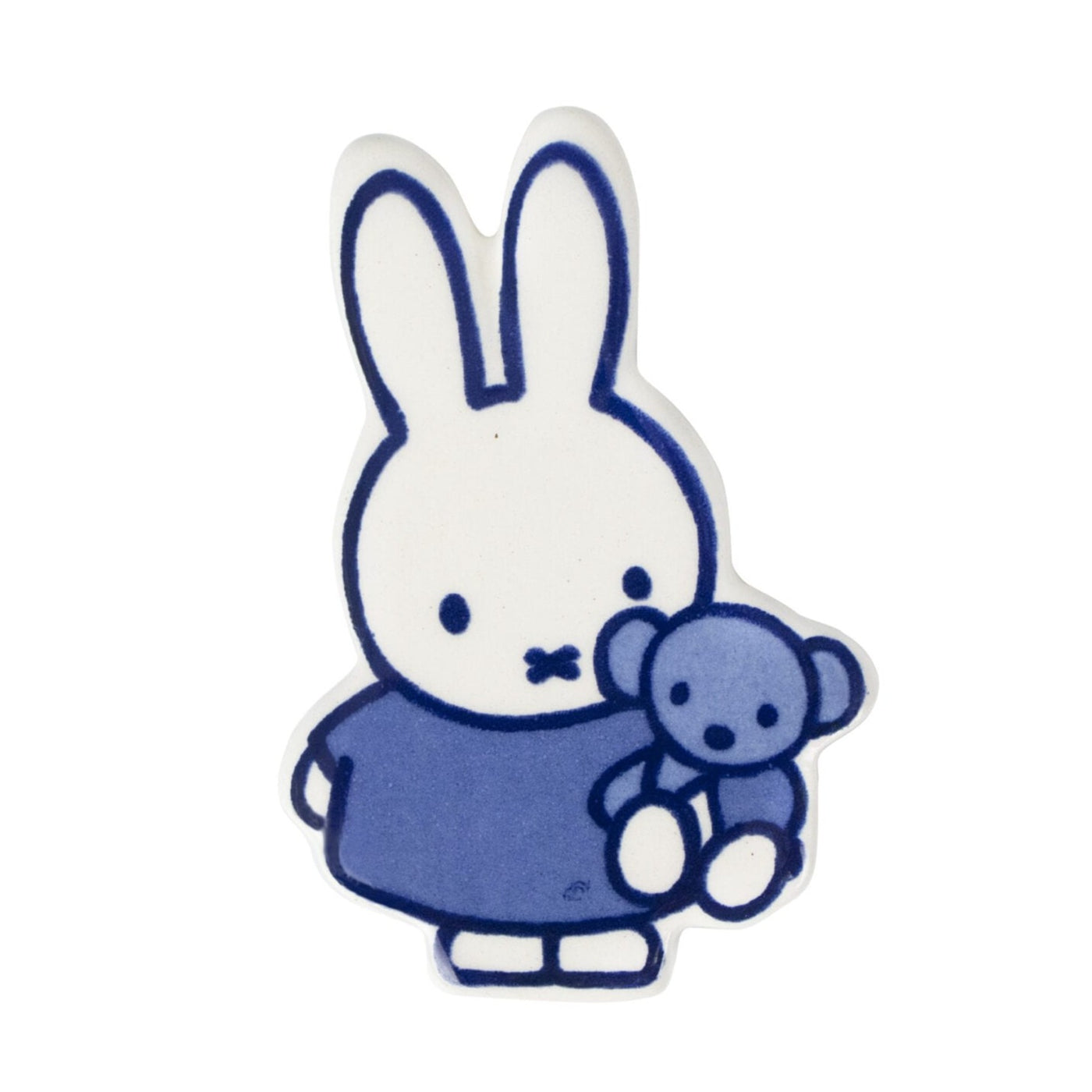 Magnet Miffy with Bear Delft Blue by Royal Delft