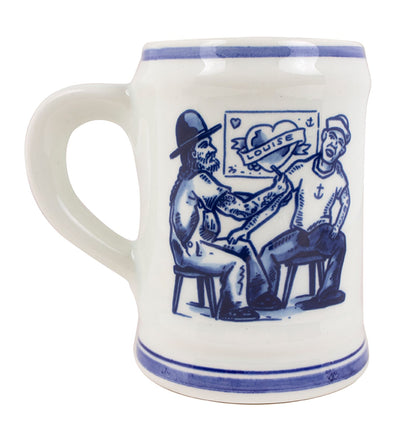 Beer Mug Schiffmacher Delft Blue by Royal Delft