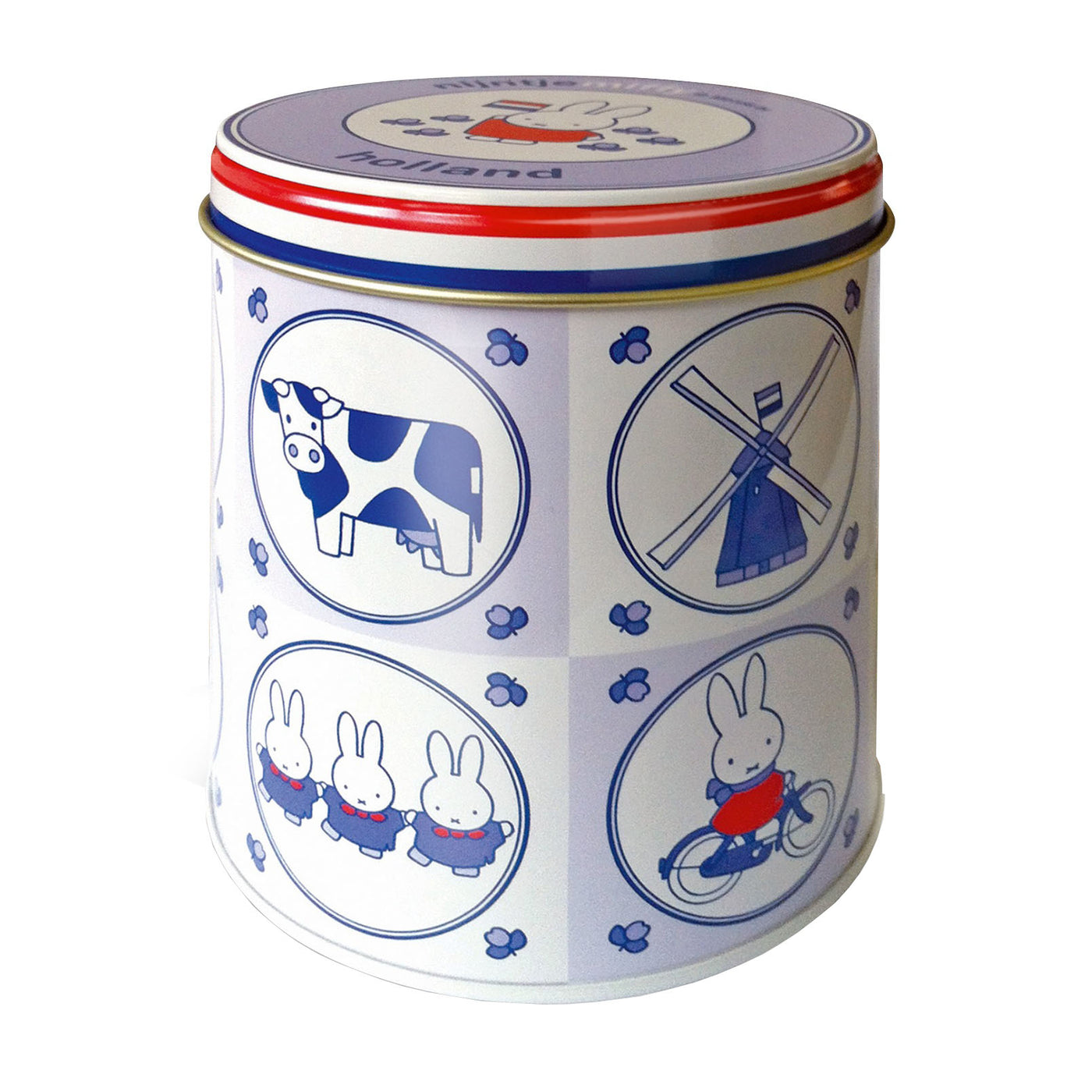 Miffy Delft Blue Cookie Tin Container