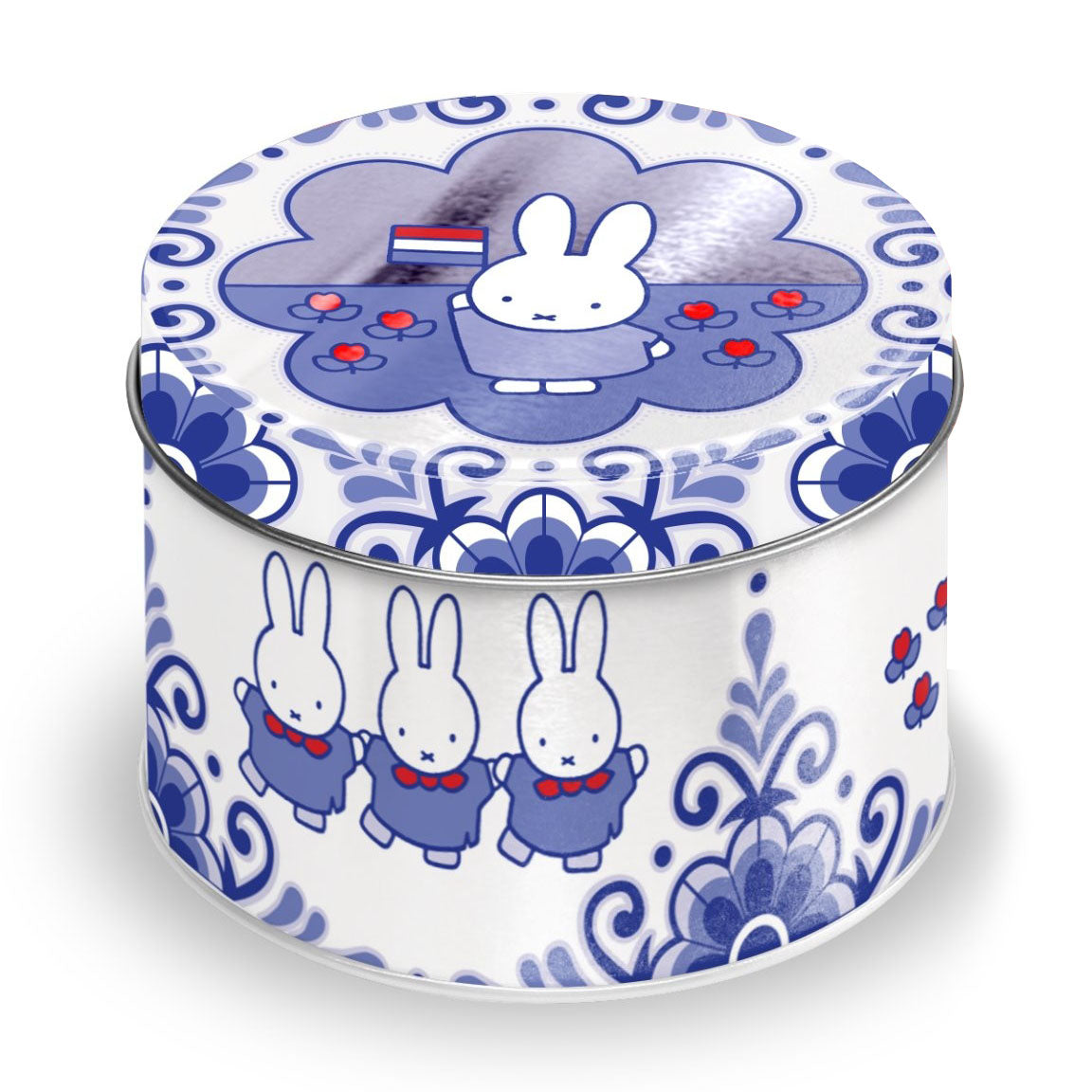 Miffy Delft Blue Tin Container