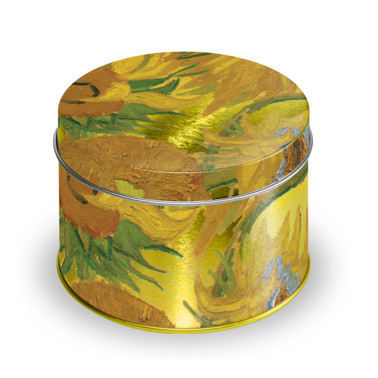 Van Gogh Sunflowers Candy Tin Container