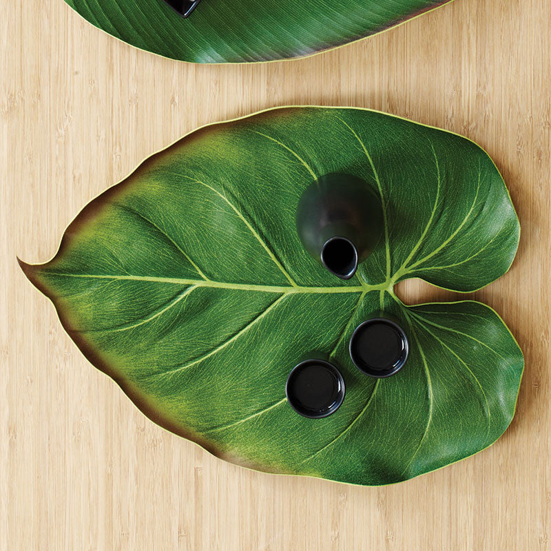 green philodendron leaf placemat BaliHai Philodendron Placemat