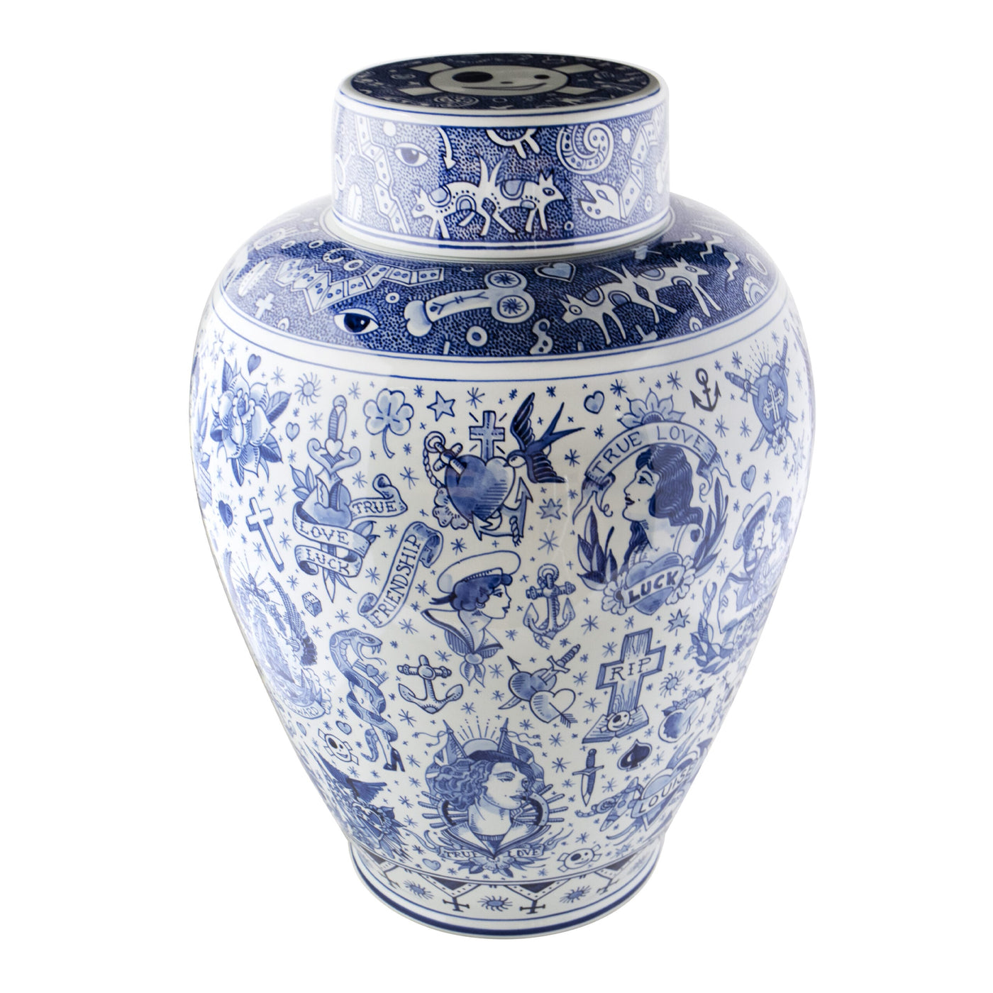 Vase True Love Hand-Painted by Royal Delft