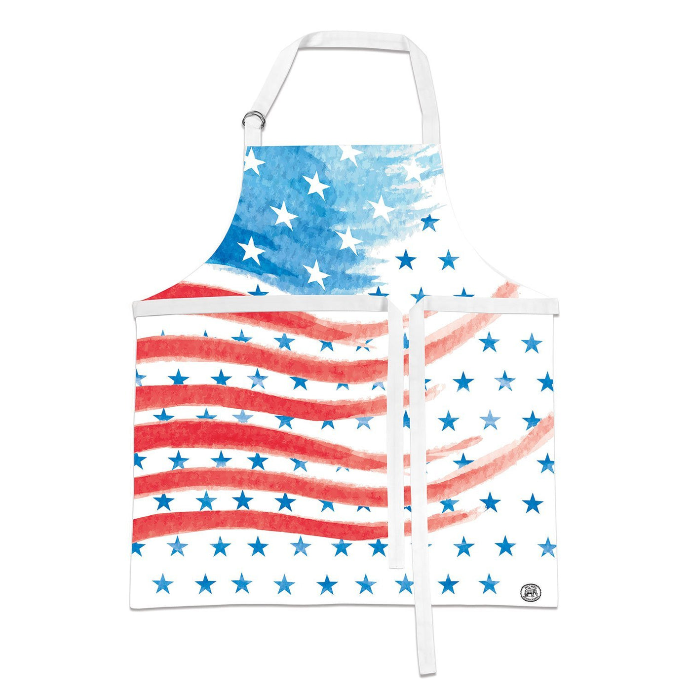 Red, White & Blue Apron by Michel Design Works