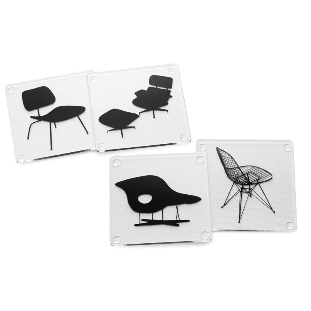 Eames Chairs Coasters (set of 4) by MoMA