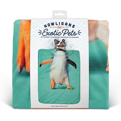 Howligans Exotic Pet Blanket - Penguin
