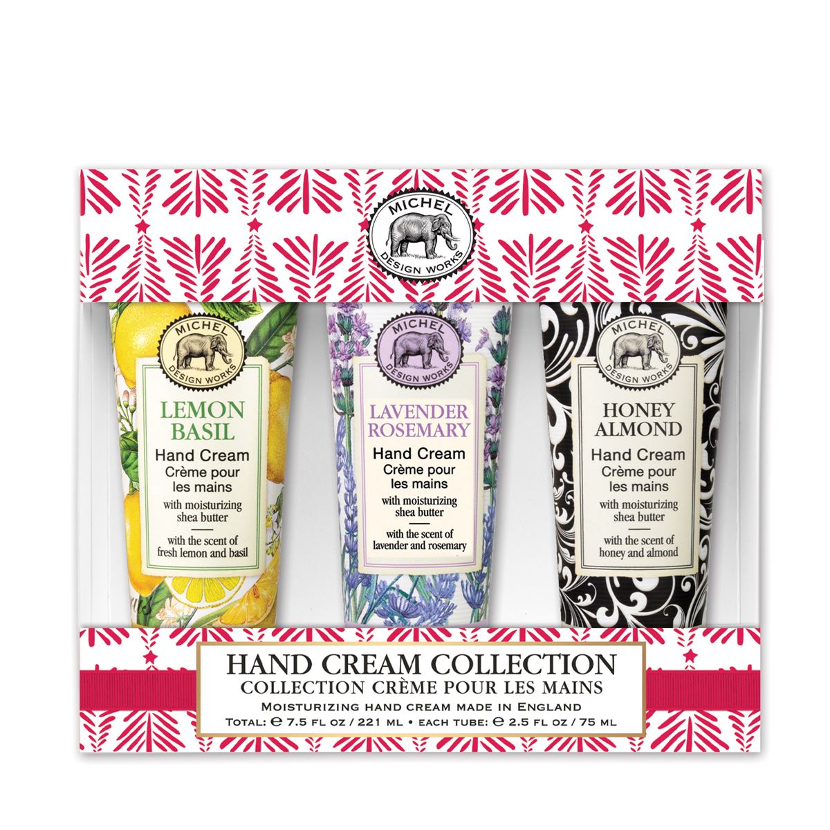 Large Hand Cream Gift Set - Lemon Basil, Lavender Rosemary, Honey Almond
