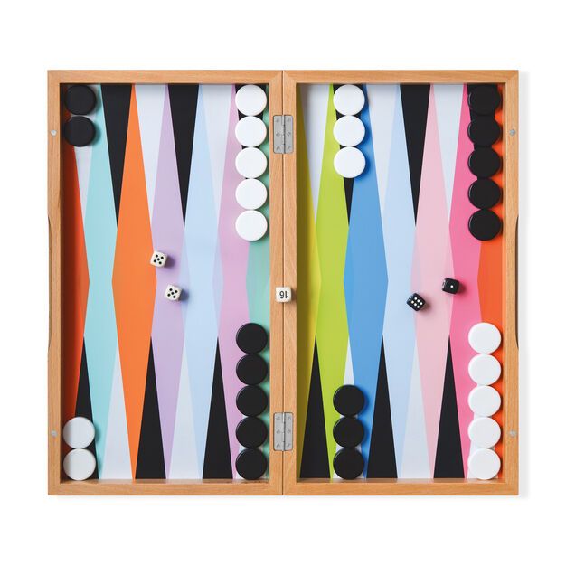 Colorful Backgammon Set by MoMA