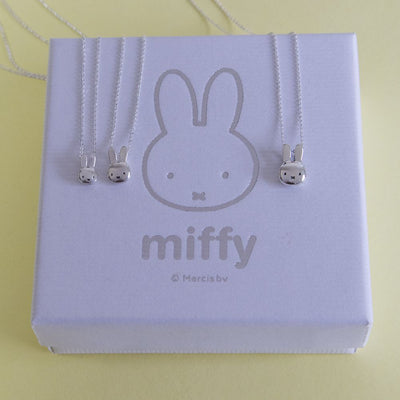 Miffy Large Head Necklace Sterling Silver
