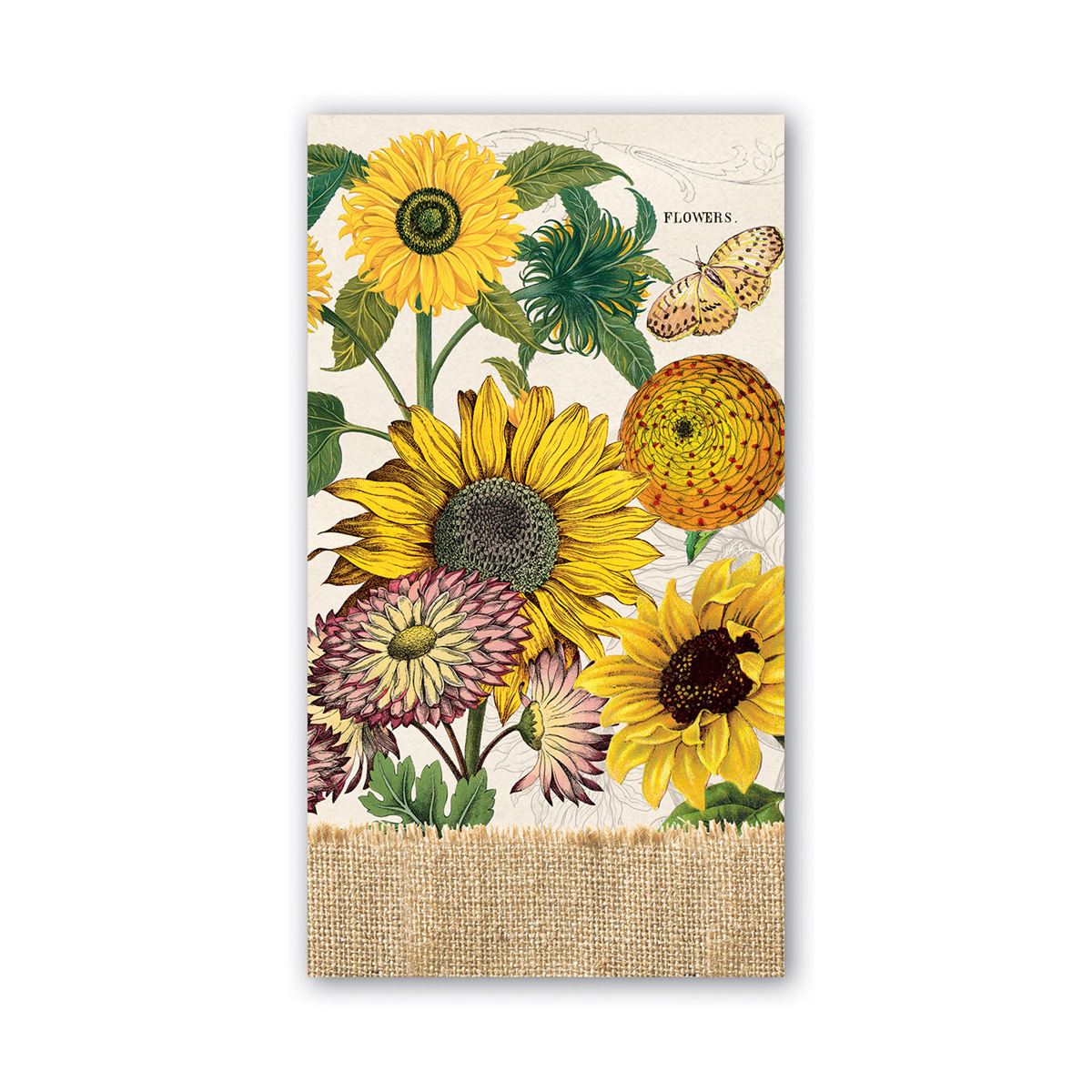 Sunflower Hostess Napkins by Michel Design Works