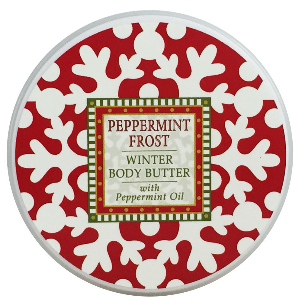 Holiday Peppermint Frost Body Butter by Greenwich Bay Trading Co