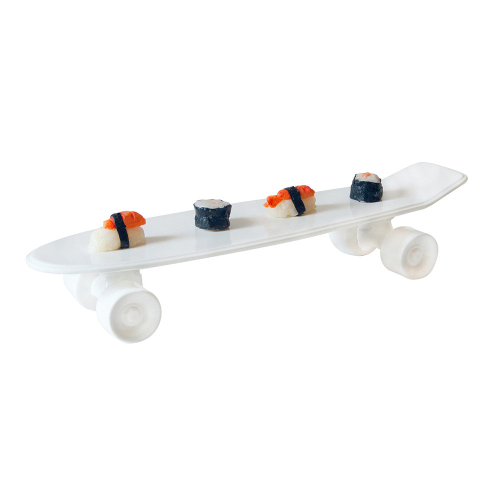 Memorabilia Skateboard Porcelain Tray by Seletti