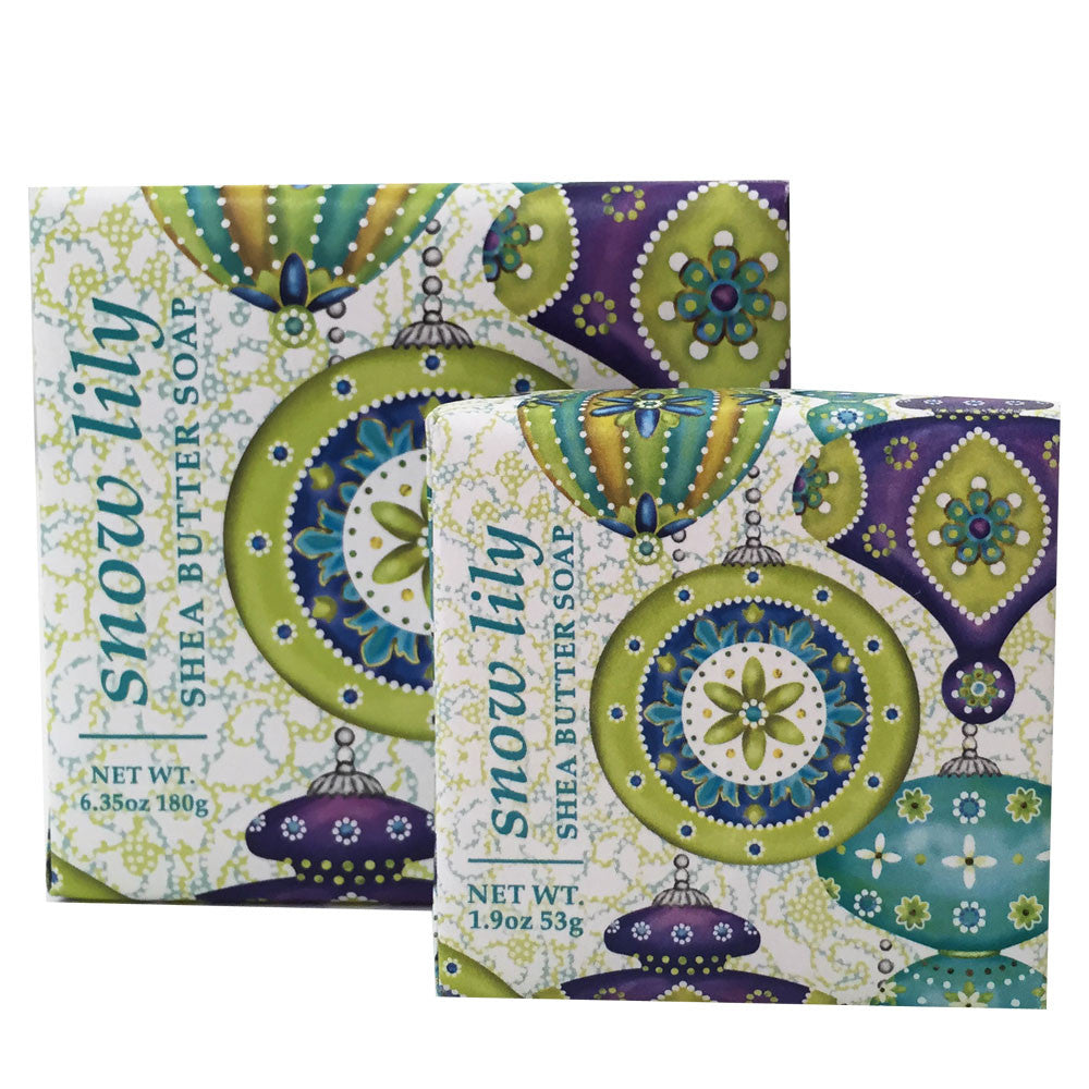 Snow Lily Wrap Soap by Greenwich Bay Trading Co