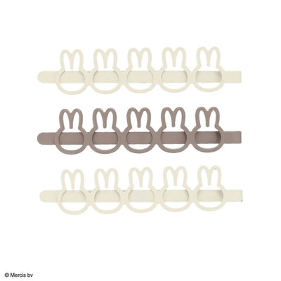 Miffy Outline Flat Metal Hair Clip