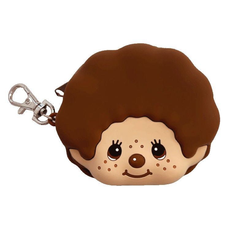 Monchhichi Silicon Zipper Pouch