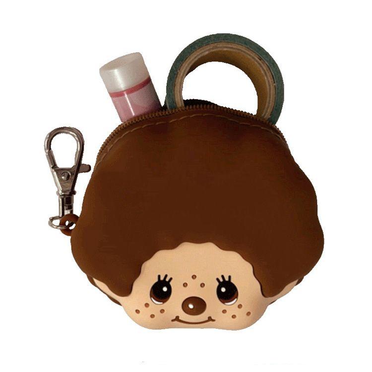 Monchhichi Silicon Zipper Pouch