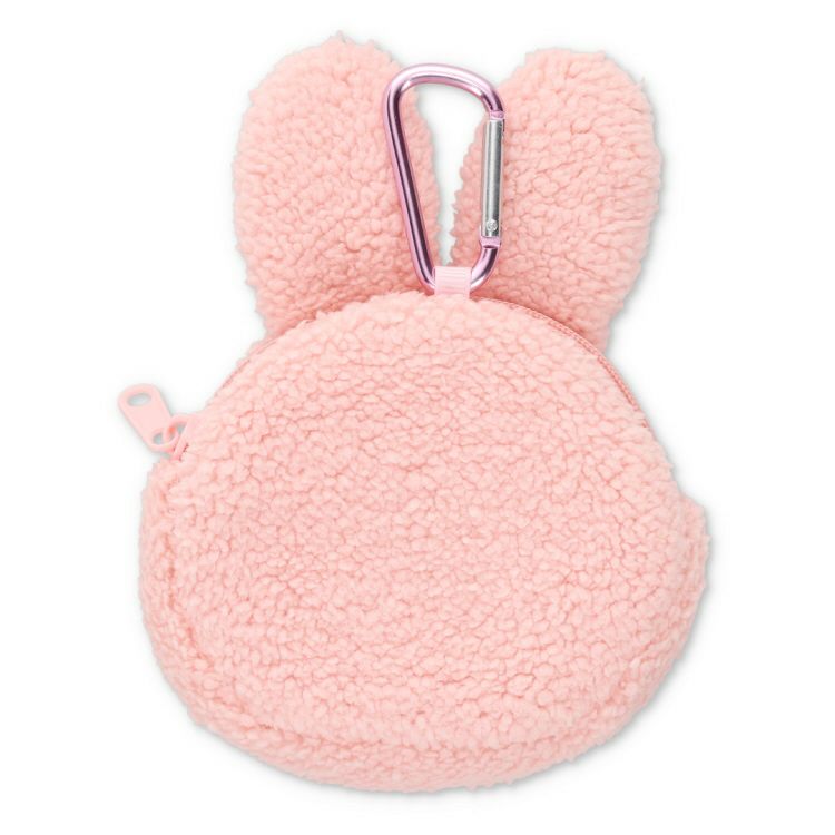 Monchhichi Bunny Plush Zipper Pouch Keychain