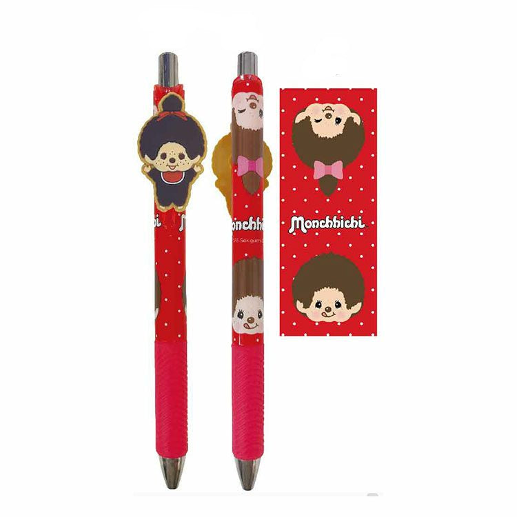 Monchhichi Polka Dot Pen Red