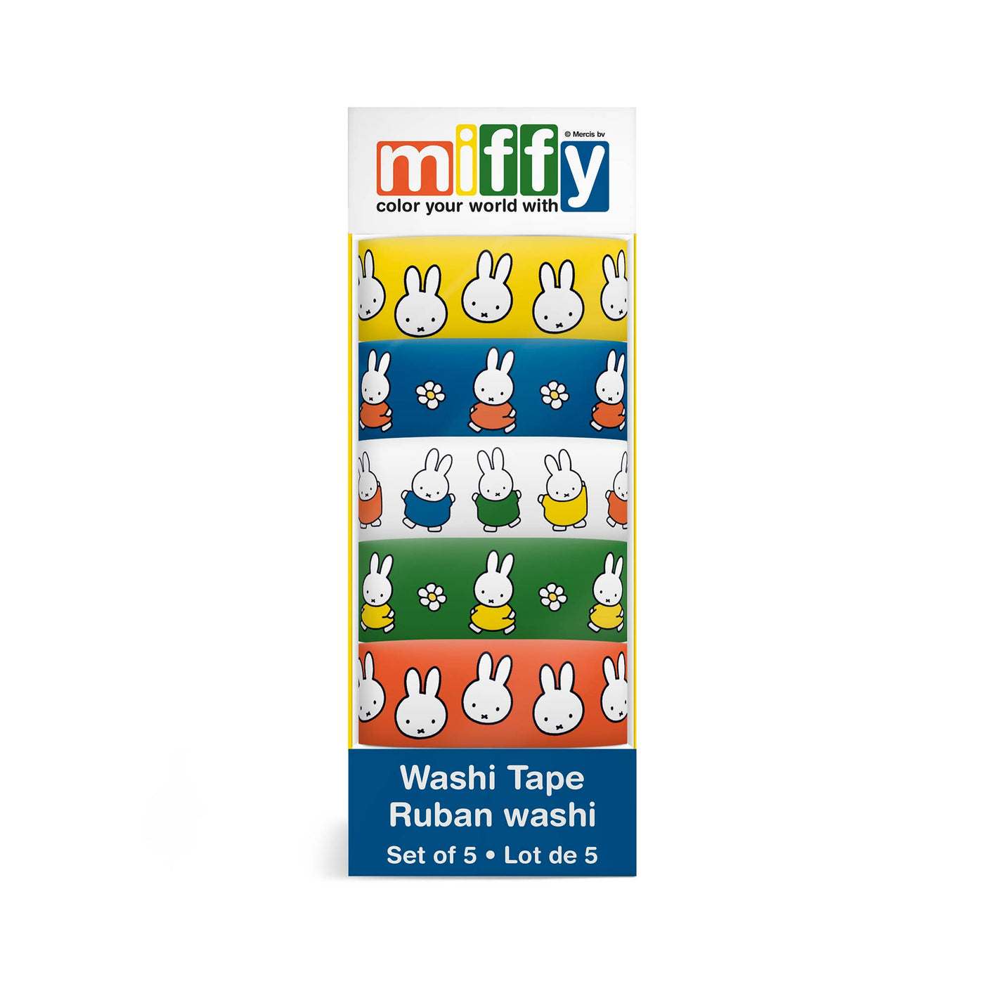 Miffy Classic Washi Tape Set of 5