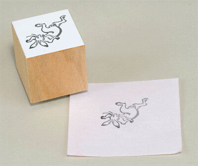 Birds, Beasts and Caricatures Sumo Wrestling Rabbit Stamp