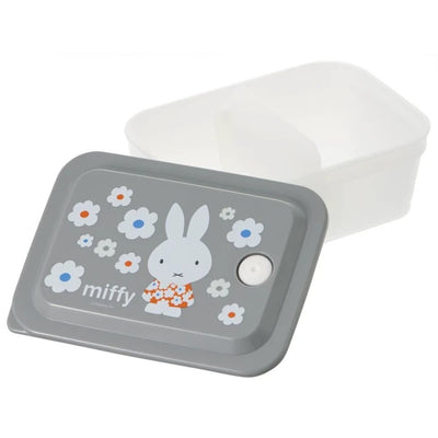 Miffy Flower Bento Box Grey