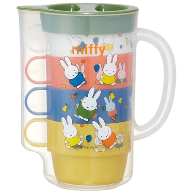 Miffy Water Pitcher with Stacking Cups Set