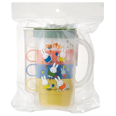 Miffy Water Pitcher with Stacking Cups Set