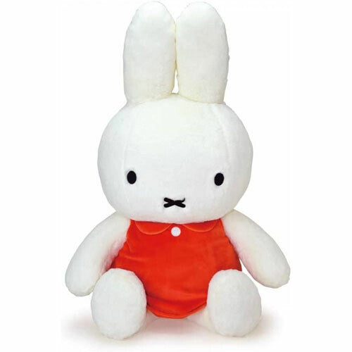 Miffy Fluffy Chiffon XL Sitting Plush in Red Dress