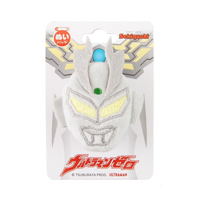Ultraman Zero Head Plush Pin | zillymonkey