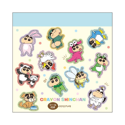 Crayon Shin Chan Square Memo with Sticker